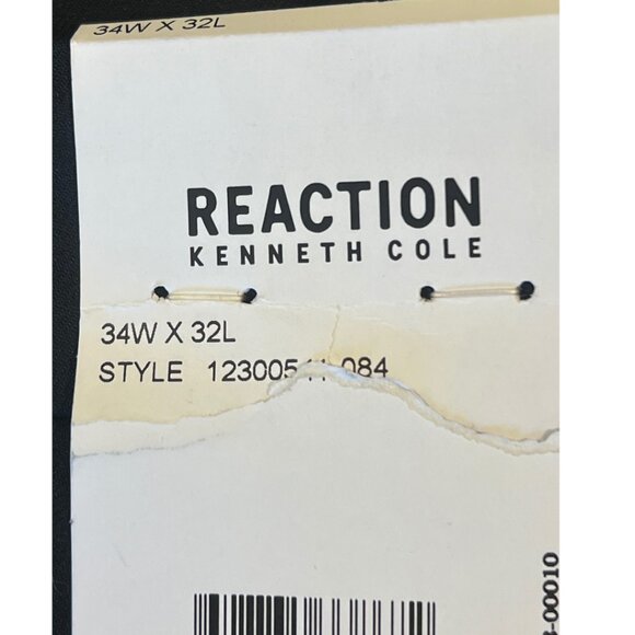 Kenneth Cole Reaction Men’s Modern Fit Flex Suit Pants Black 34x32 Dress Slacks - Picture 5 of 7